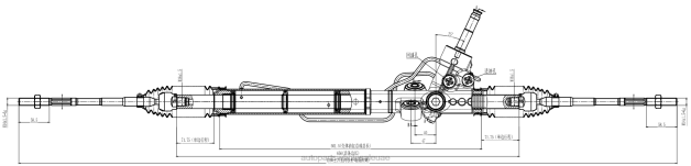 قطع غيار السيارات الشارقة رف التوجيه المعزز 34110-aj040 VDT62819 SUBARU