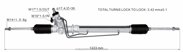 قطع غيار السيارات بالجملة في الامارات رف التوجيه المعزز 44504-87601-000 VDT62811 DAIHATSU