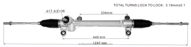 قطع غيار السيارات الجمله رف التوجيه المعزز 45510-02490 VDT62442 TOYOTA