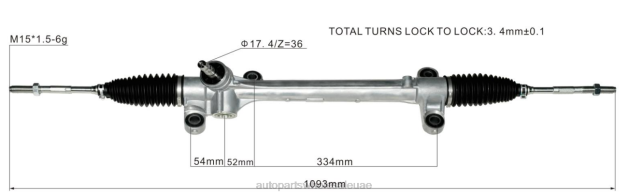 قطع غيار السيارات بالجملة في الامارات رف التوجيه المعزز 45510-02640 VDT62441 TOYOTA