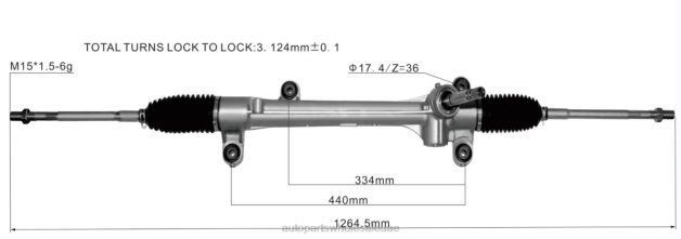 قطع غيار السيارات الجمله رف التوجيه المعزز 45510-28131 VDT62512 TOYOTA