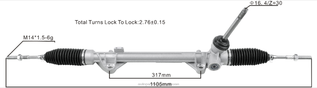 قطع غيار السيارات الشارقة رف التوجيه المعزز 48001-4bg0a VDT62589 NISSAN