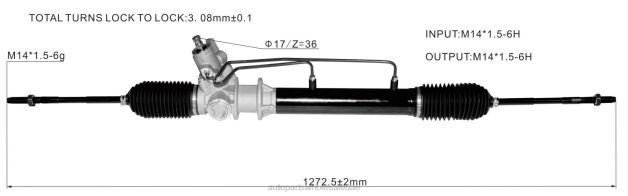قطع غيار السيارات الجمله رف التوجيه المعزز 49001-2w305 VDT62602 NISSAN