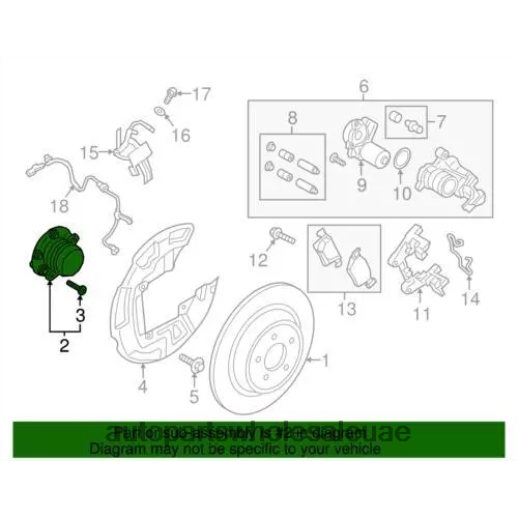 e1gz-1104-b - محور العجلة 0HDN0B5 قطع غيار الدراجات النارية