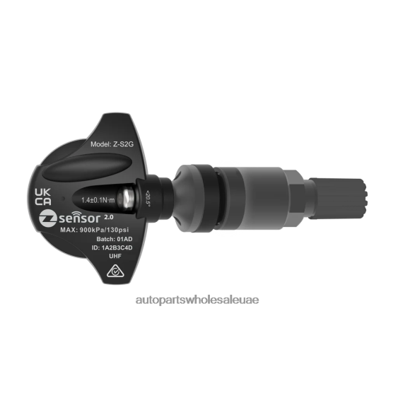 2L20T02531 قطع غيار السيارات بالجملة في الامارات مستشعر TPMS بديل audi - oe p/n 5q0907275f، 5q0907275 التكرار 433 ميجا هرتز ساق الصمام المعدني - رمادي غامق
